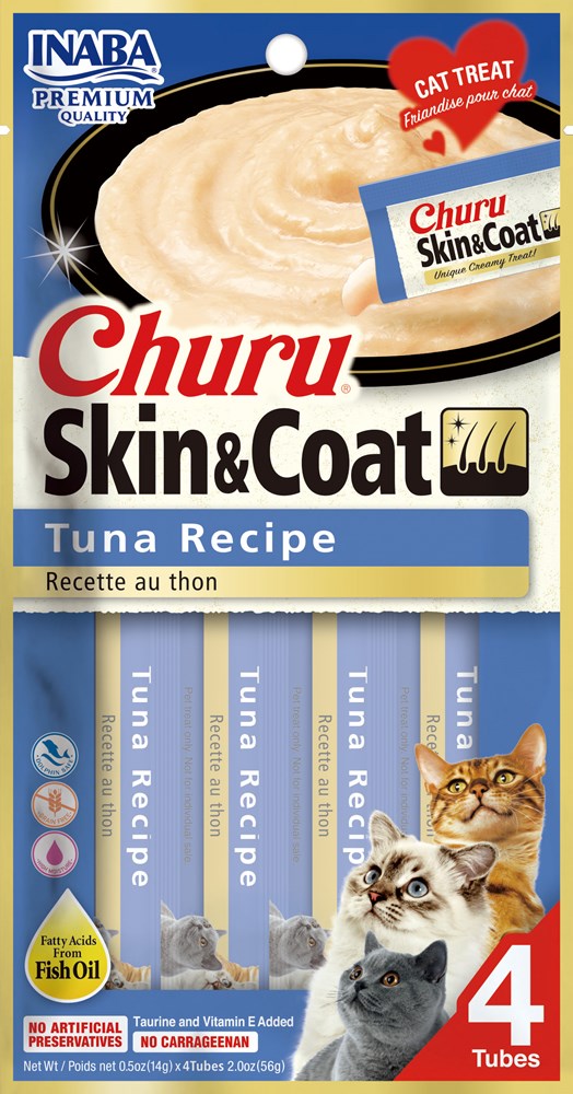 Inaba - Churu Skin & Coat Tuna Recipe - Petservo