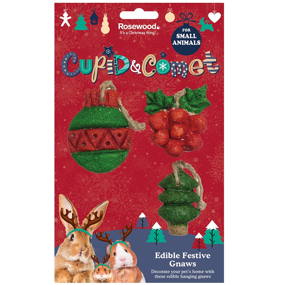 Rosewood - Edible Festive Gnaws (3PC) - Petservo