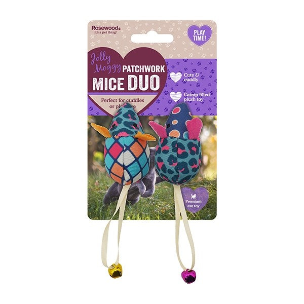 Rosewood - Patchwork Mice Duo - Petservo