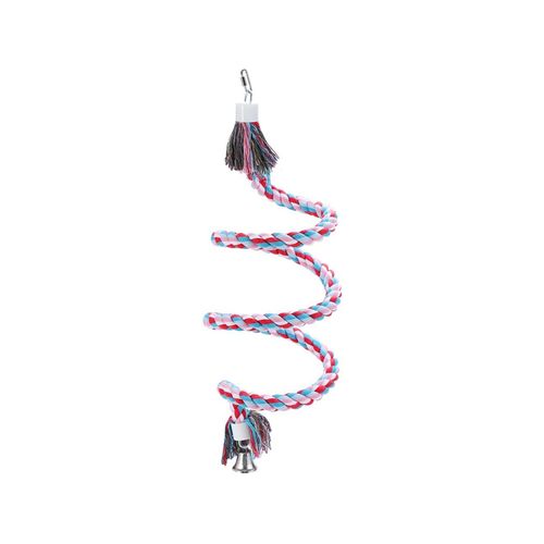 Paws and Claws - 55x26cm Rope Spiral Parrot Pet/Bird Toy