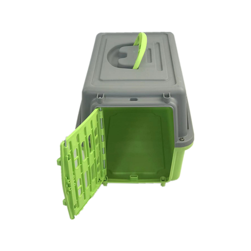 YES4PETS - Dog Cat Rabbit Crate Pet Guinea Pig Carrier Kitten Cage - Green - Small