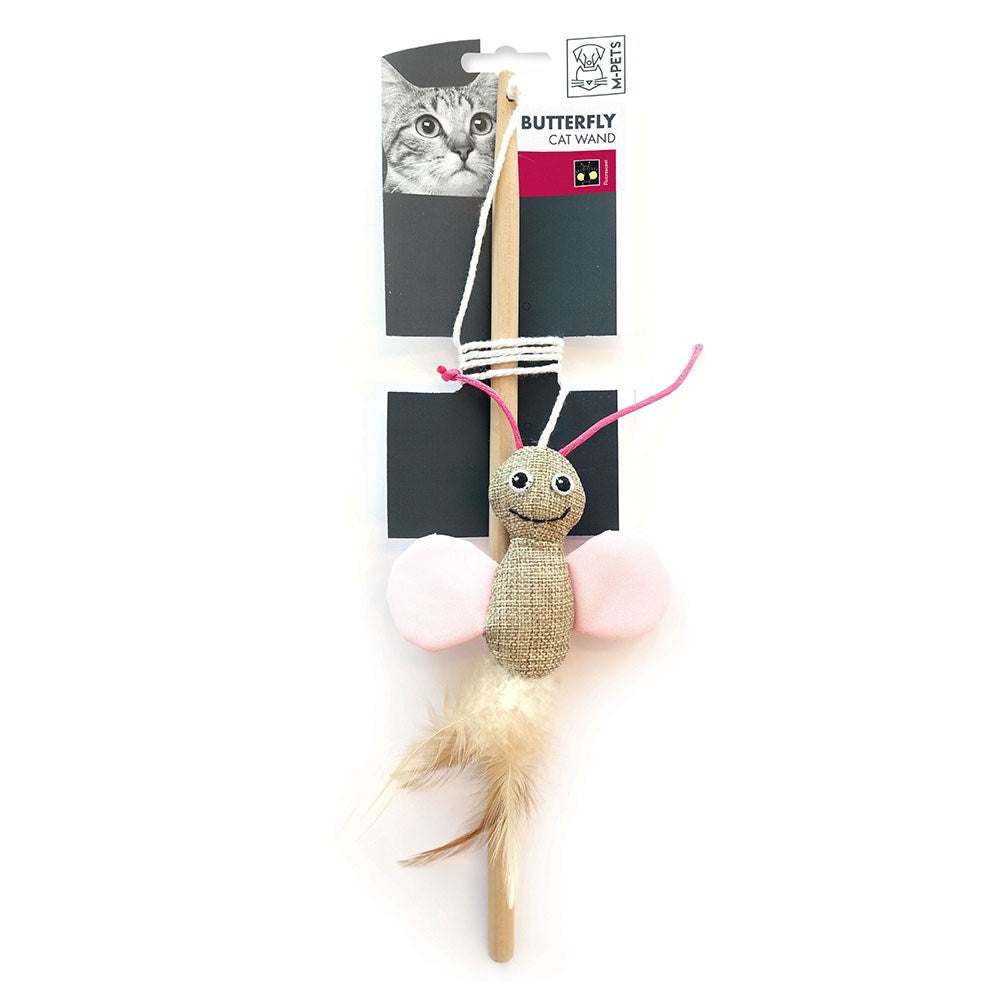 M-PETS - BUTTERFLY Cat Wand - 35 cm