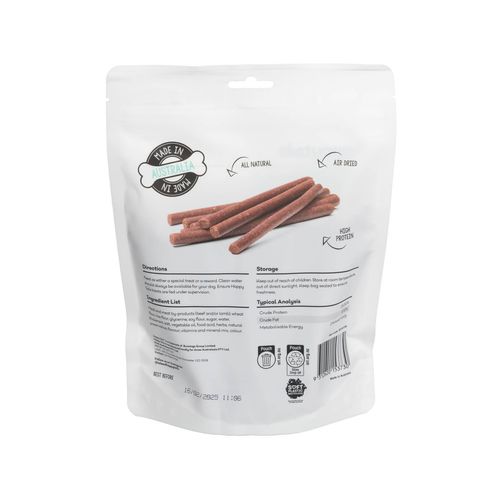 Happy Tails - 500g Beef And Bacon Jerky Sticks Dog Treats - petservo