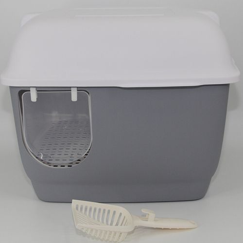 YES4PETS - XL Portable Hooded Cat Toilet Litter Box Tray House with Handle and Scoop