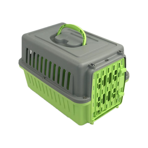 YES4PETS - Dog Cat Rabbit Crate Pet Guinea Pig Carrier Kitten Cage - Green - Small