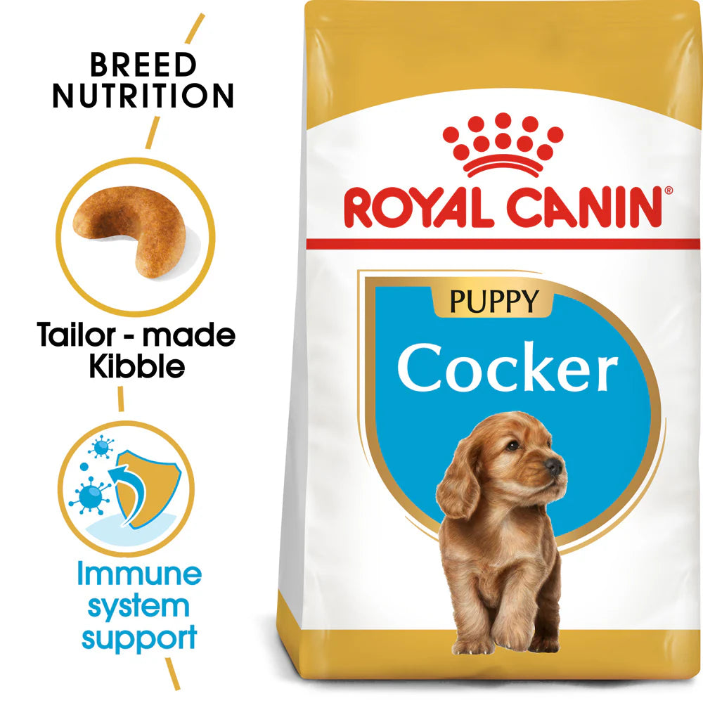 Royal Canin - Dog Cocker Spaniel Puppy Dry Food 3kg - Petservo