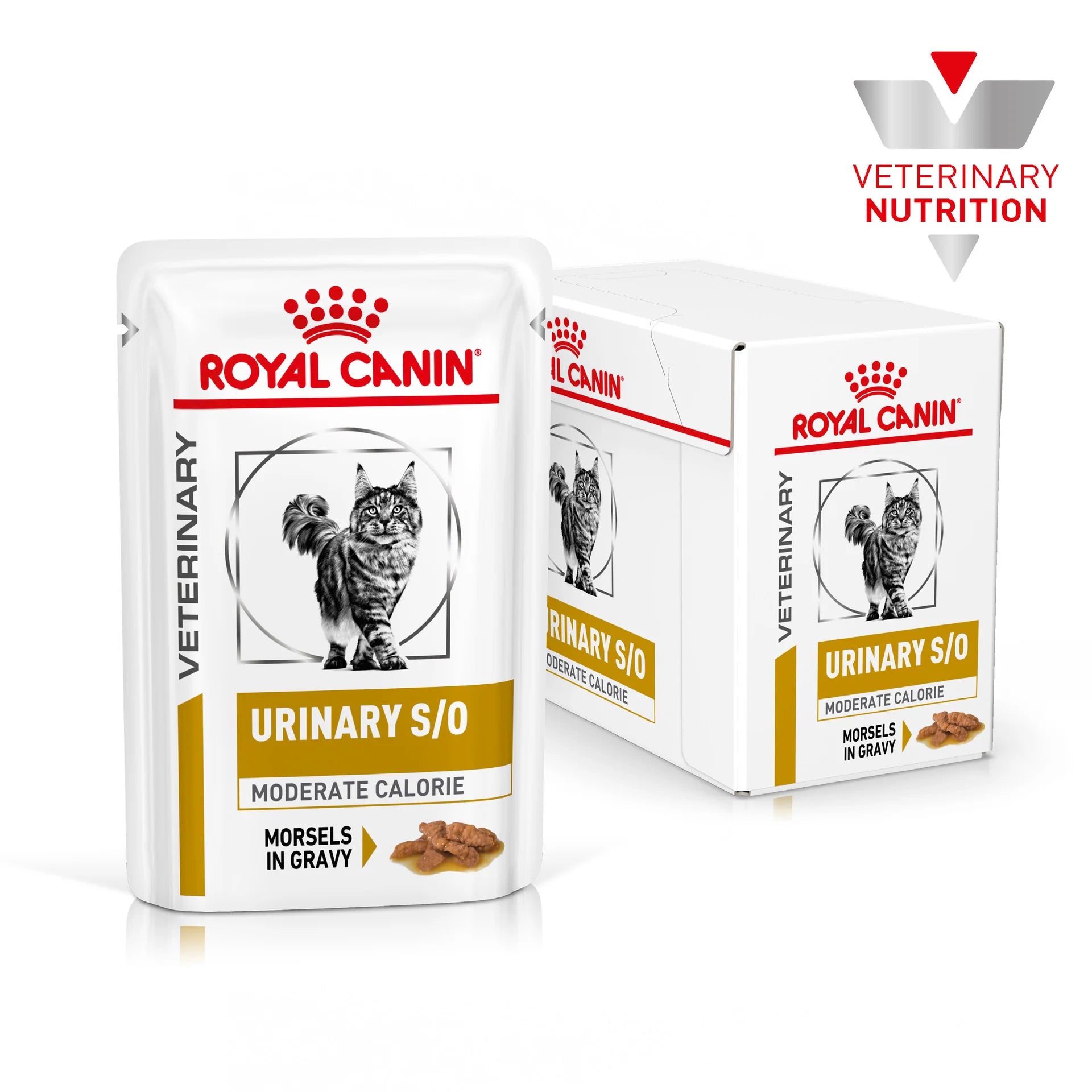 Royal Canin - Veterinary Diet Urinary S/O Moderate Calorie Adult Wet Cat Food 85g x 12 - Petservo