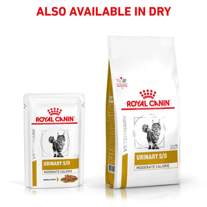 Royal Canin - Veterinary Diet Urinary S/O Moderate Calorie Adult Wet Cat Food 85g x 12 - Petservo