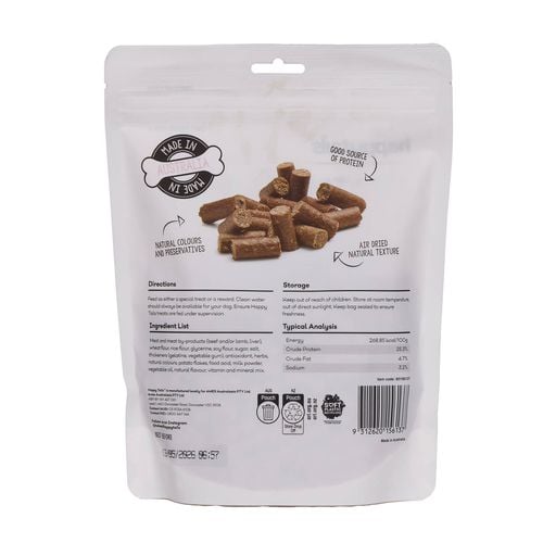 Happy Tails - 500g Beef n' Liver Puppy Training Bites - petservo