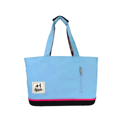 Ibiyaya - Canvas Pet Carrier Tote for Pets up to 7kg - Sky Blue