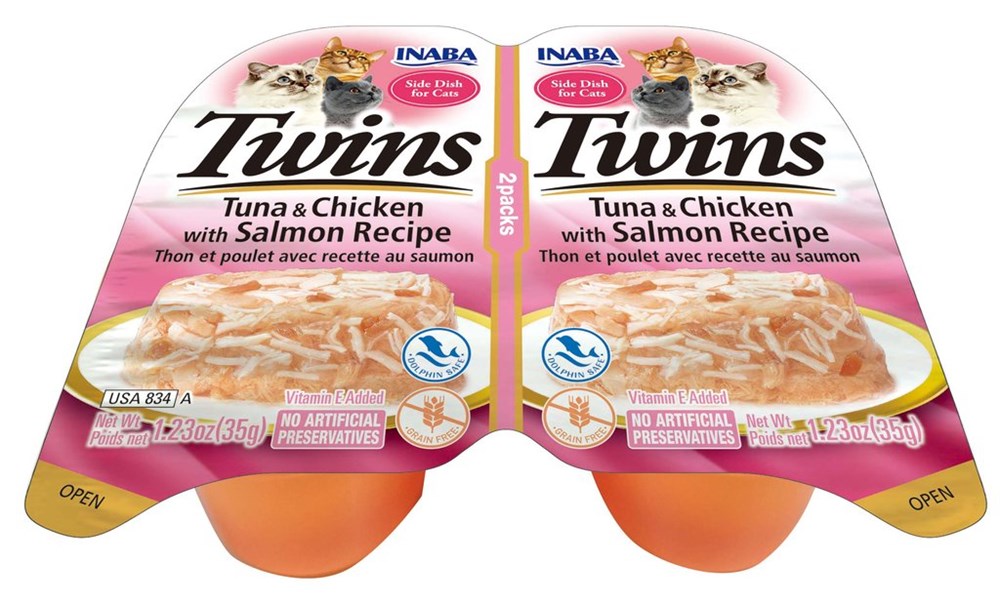 Inaba - Twins Tuna & Chicken with Salmon Recipe - Petservo