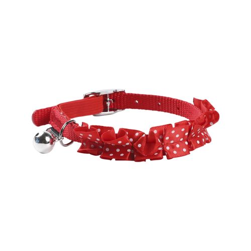 Purina Total Care - Ruffles Fashion Cat Collar - Red - petservo