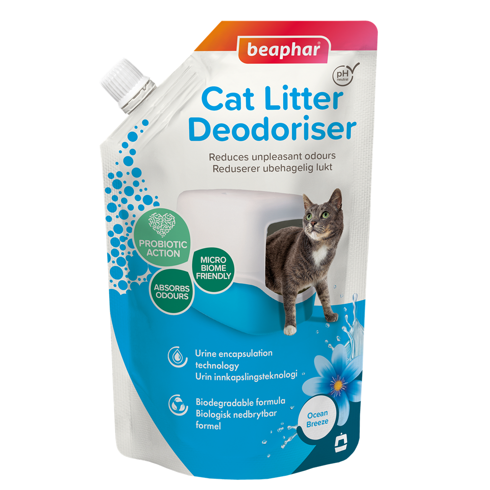 Beaphar - Multi Fresh Cat Litter Deodoriser Ocean Breeze - Petservo