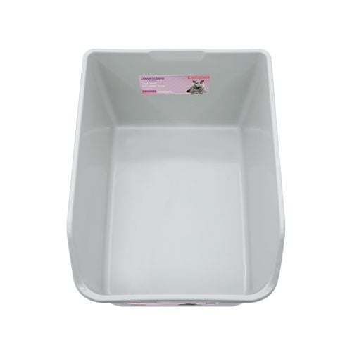 Paws & Claws - 61 x 45 x 25cm Grey Deep Cat Litter Tray - petservo