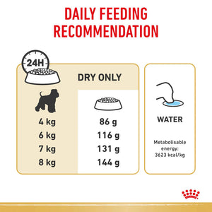 Royal Canin - Dog Miniature Schnauzer Adult Dry Food - Petservo