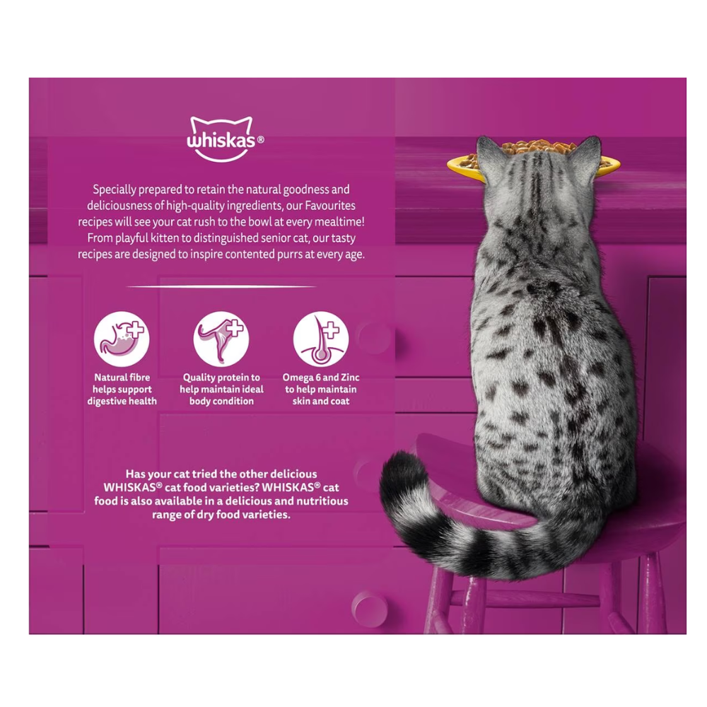 Whiskas - 1+ Years Wet Cat Food Chicken In Gravy Pouch 85g X12 Pack - Petservo