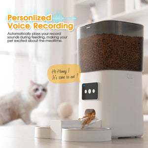 Advwin - Wifi Double Bowl 6L Automatic Pet Feeder - petservo