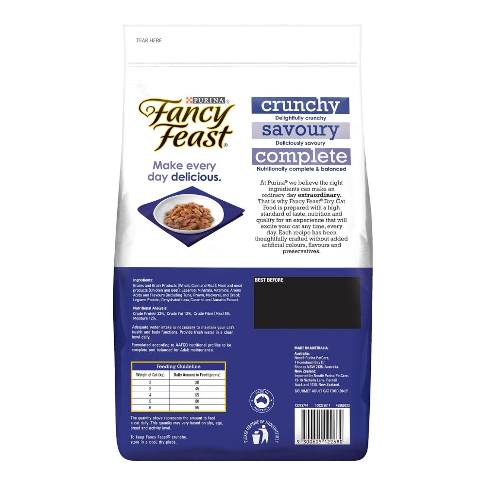 Fancy Feast_Tuna, Prawn, Mackerel&Crab Cat Food, Adult, 1.4Kg PetServo