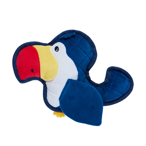 Happy Tails - Tough Jungle Toucan Toy - petservo