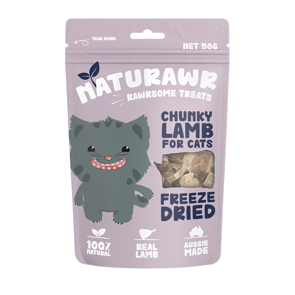 Naturawr - Chunky Lamb for Cats 50g - Petservo