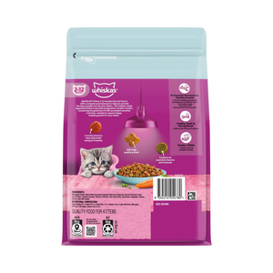 Whiskas - Kitten 2-12 Months Dry Cat Food Chicken & Tuna Flavours 800g - Petservo