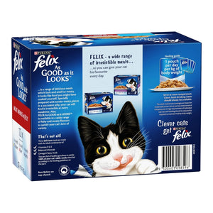 FELIX - Adult Wet Cat Food Meat Menus in Jelly 60x85g - PetServo-1