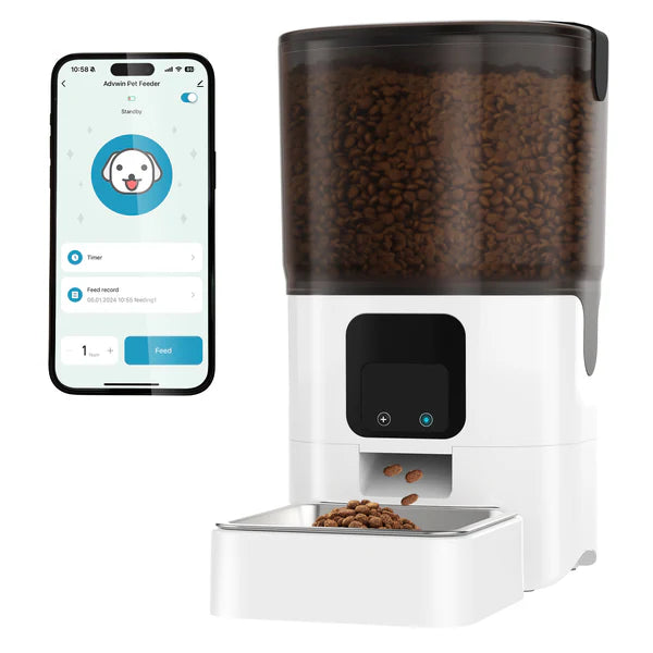 Advwin - 6L Automatic Pet Feeder 5G WiFi - petservo