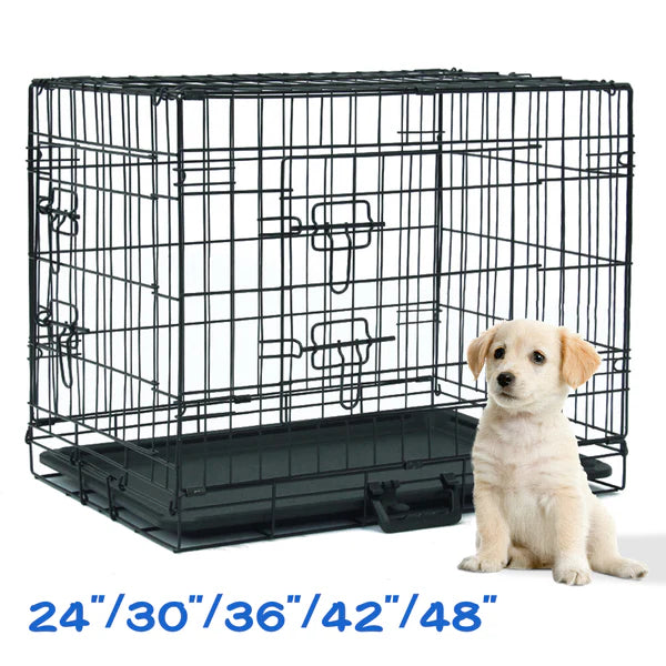 Advwin - Metal Dog Cage Pet Crate - petservo