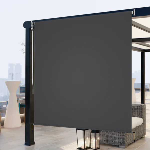 Advwin - 1.8/2.1/2.4×2.4m Awning Outdoor Roller Blinds