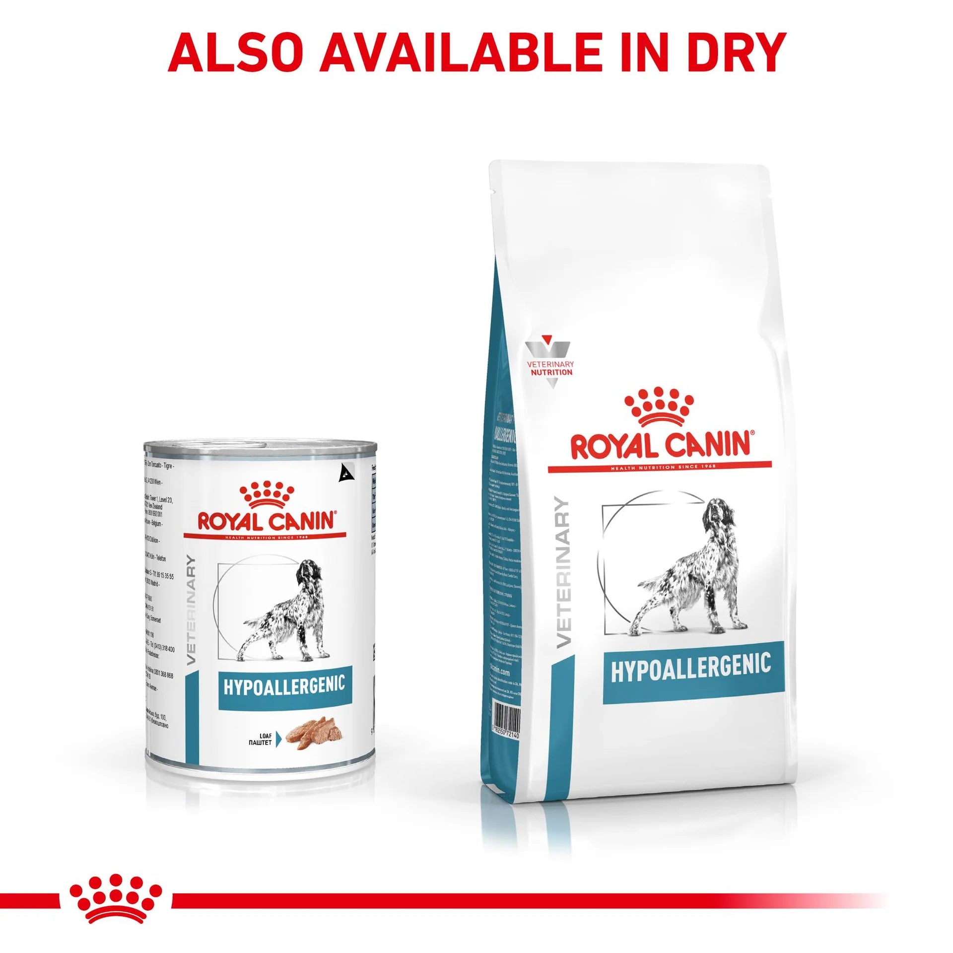 Royal Canin - Veterinary Diet Hypoallergenic Wet Dog Food 400g x 12 - Petservo