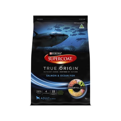 Supercoat - True Origin Adult Salmon & Ocean Fish Dry Dog Food - 7kg