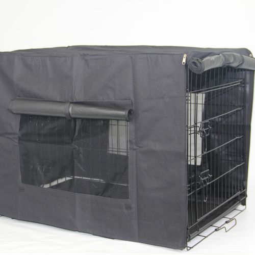 YES4PETS - 48' Portable Foldable Dog Cat Rabbit Collapsible Crate Pet Cage Cover Mat