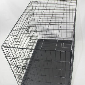 YES4PETS 48'' Foldable Pet Cage with Cover & Mat - Petservo