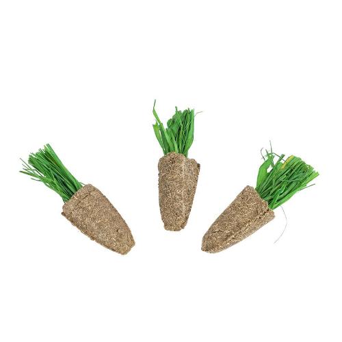 Nature Island - Small Pet Edible Alfalfa Carrots - 3 pack - Petservo