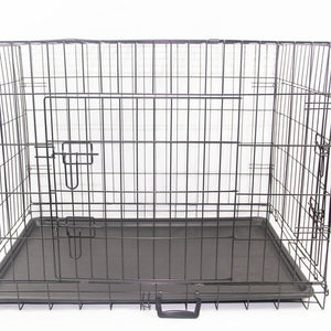 YES4PETS 48' Foldable Dog Cat Rabbit Crate with Cover Mat - Pet Servo