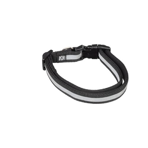 Happy Tails - Medium Reflective Padded Dog Collar