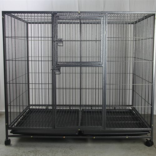 YES4PETS - Pet Dog Cat Parrot Cage Metal Crate Kennel Portable Puppy Cat Rabbit House - XX Large