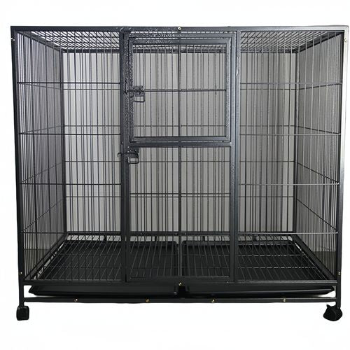 YES4PETS - Pet Dog Cat Parrot Cage Metal Crate Kennel Portable Puppy Cat Rabbit House - XX Large