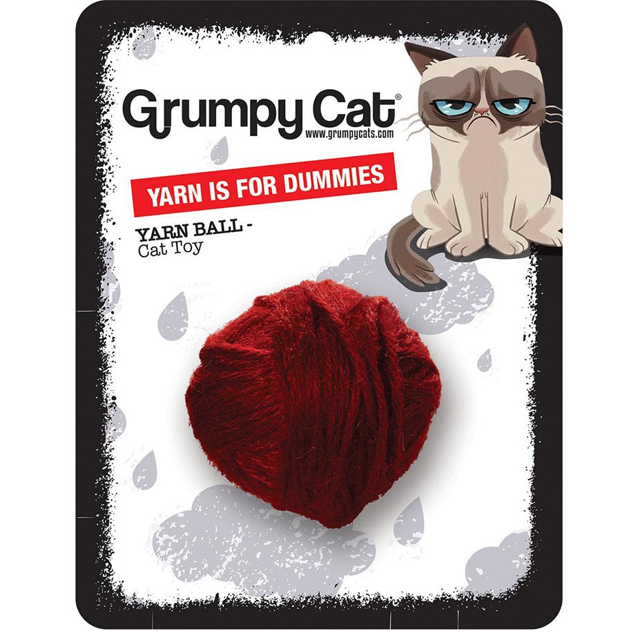 Rosewood - Grumpy Cat Yarn Ball For Dummies - Petservo