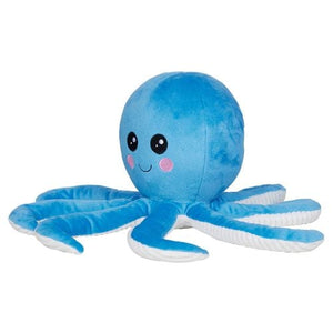 Happy Tails - Blue Plush Octopus Toy - petservo