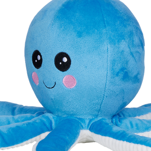 Happy Tails - Blue Plush Octopus Toy - petservo