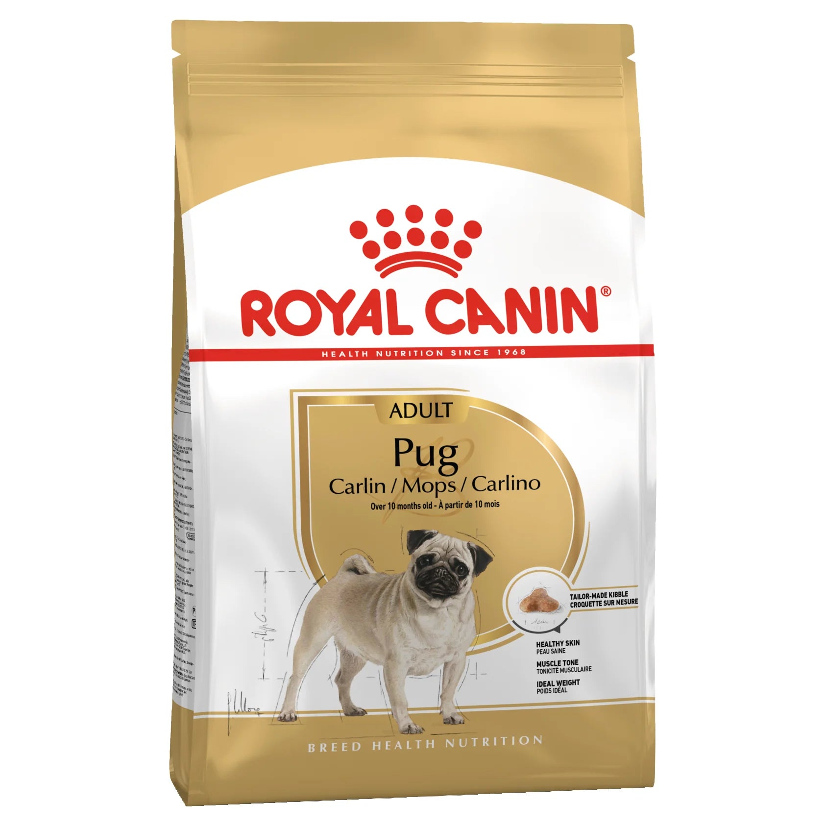 Royal Canin - Dog Pug Adult Dry Food - Petservo