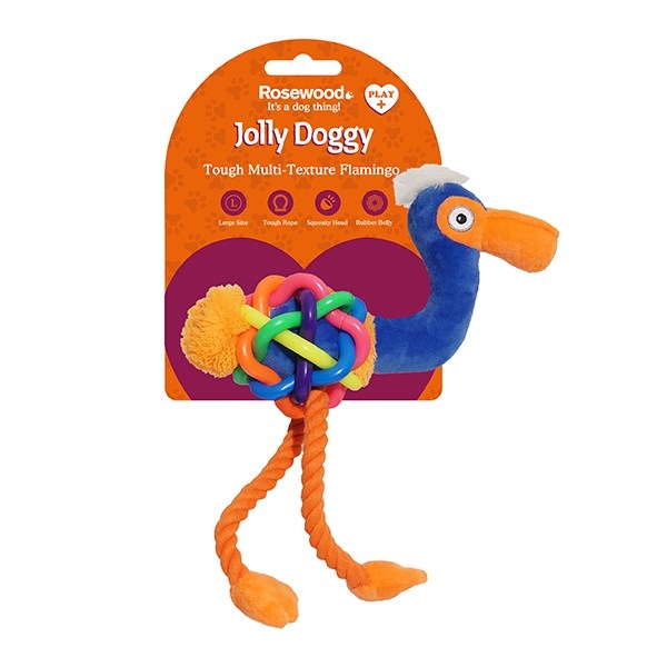 Rosewood - Tough Multi Texture Flamingo - Petservo