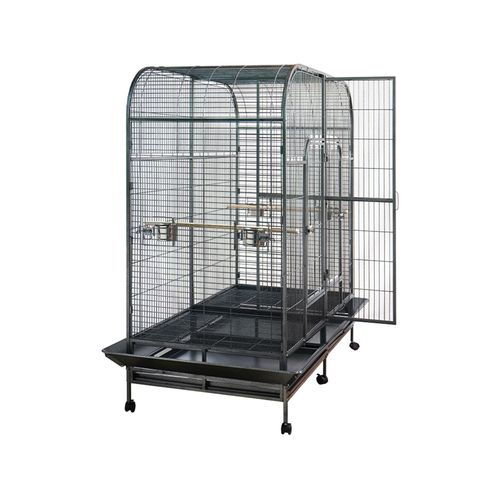 YES4PETS - XXXL 185 cm Bird Cage Pet Parrot Aviary Perch Castor Wheel Removable Divider