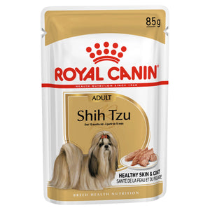 Royal Canin - Dog Shih Tzu Adult Wet Loaf Dog Food Pouches 85g x 12 - Petservo