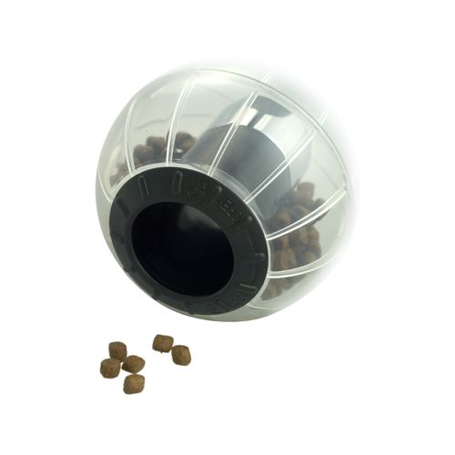 Kruuse - Catrine Catmosphere Treat Dispensing Cat Ball Toy - Black