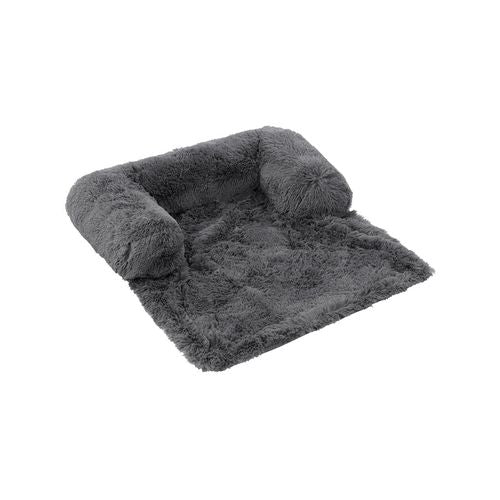 Paws and Claws - Pets Calming Plush 102x89cm Lounger - Grey