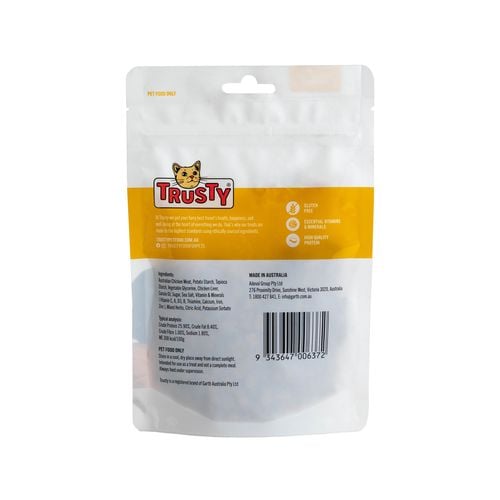 Trusty - 100g Chicken Adult Cat Meaty Treats - petservo