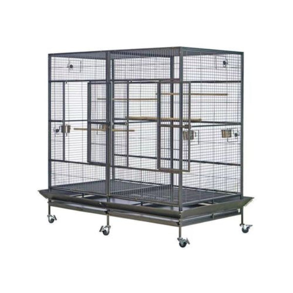 YES4PETS XXXL 195cm Bird Cage with Perch & Castor Wheels - petservo