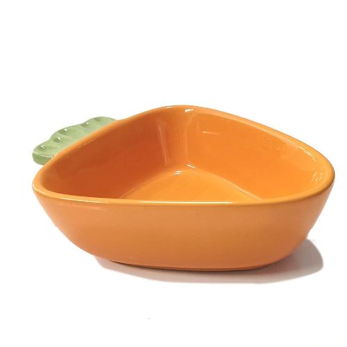 Nature Island - Carrot Shaped Ceramic Bowl 15*12cm - Petservo